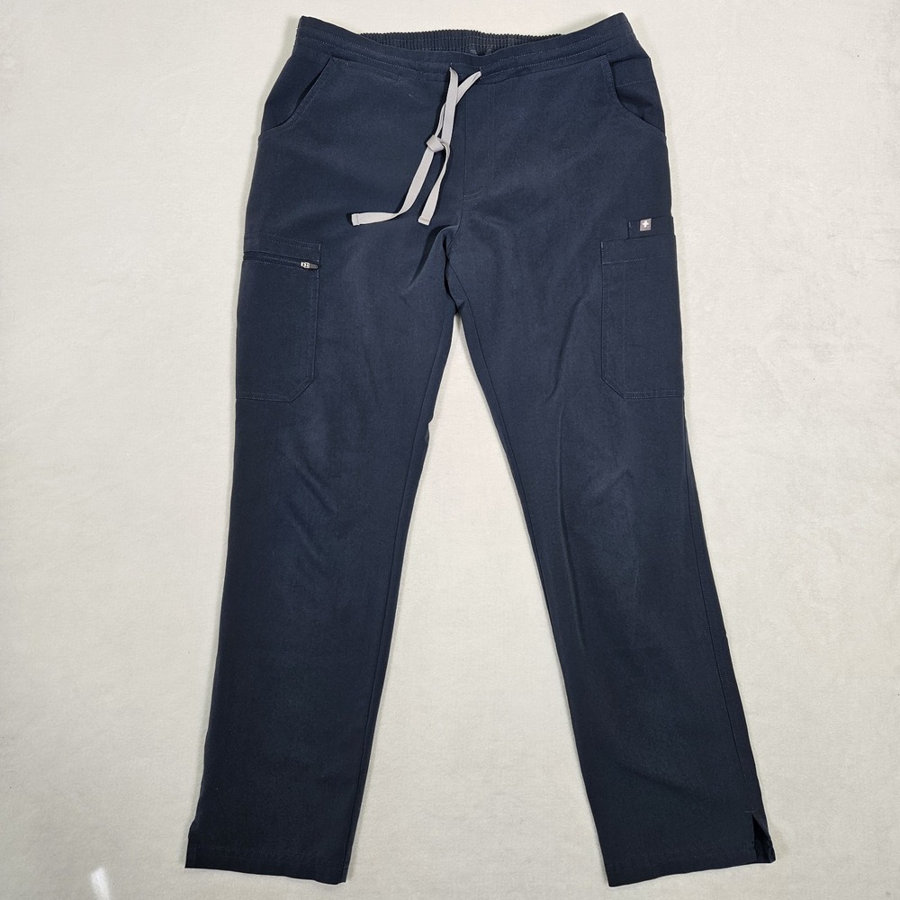 FIGS Technical Collection Men's Knight Sky Scrub Pants Medium Medical Workwear‎